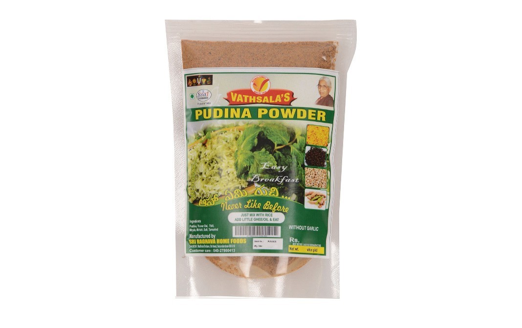 Vathsala's Pudina Powder    Pack  100 grams